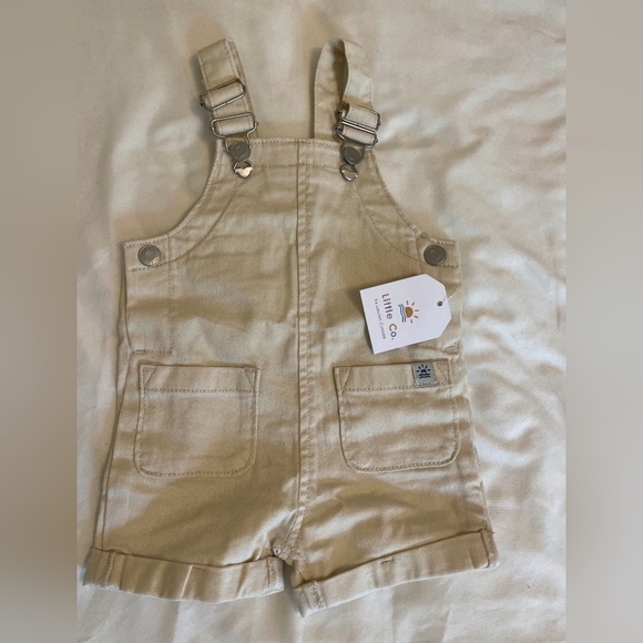 LC Lauren Conrad Other - NWT Lauren Conrad LC Little Co Khaki Baby Overalls - 12 Mos